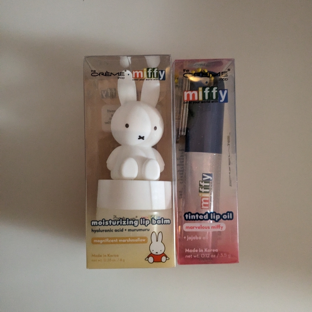 Miffy Creme Shop Lip Balm + Oil